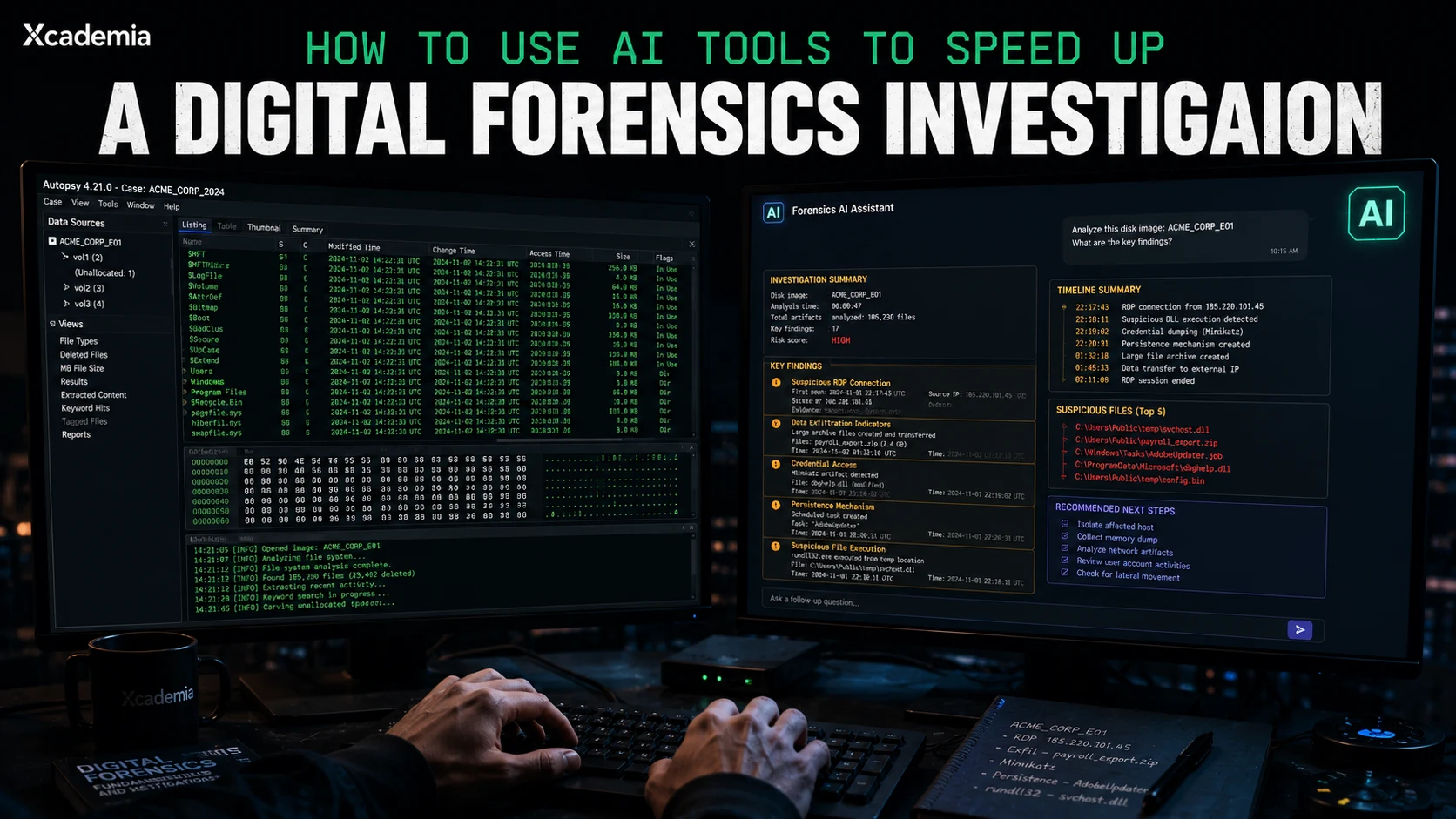 How to Use AI Tools to Speed Up a Digital Forensics Investigation