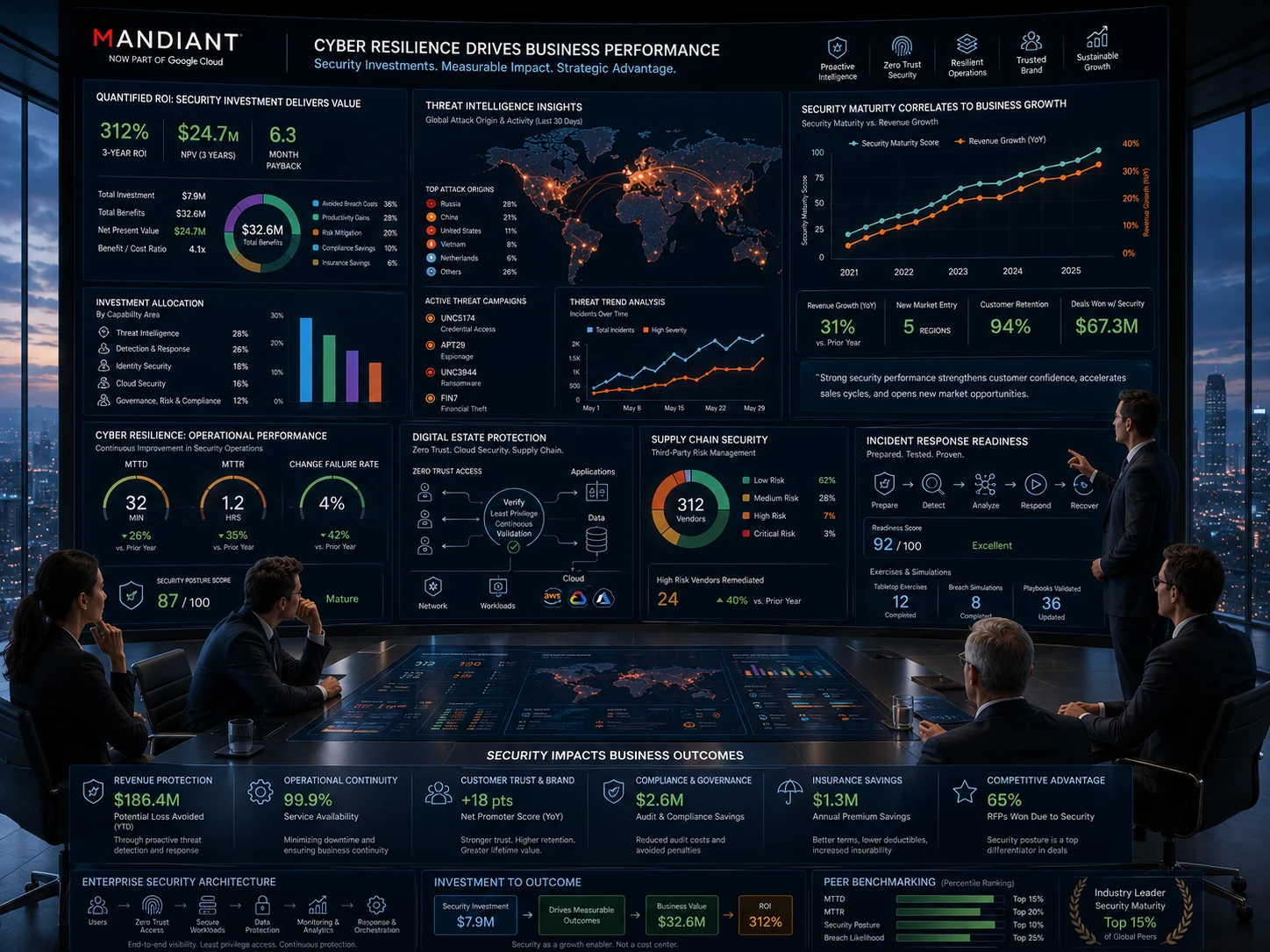 New IDC Study Finds Mandiant Consulting Delivers 268% ROI and Turns Cybersecurity into a Business Growth Engine