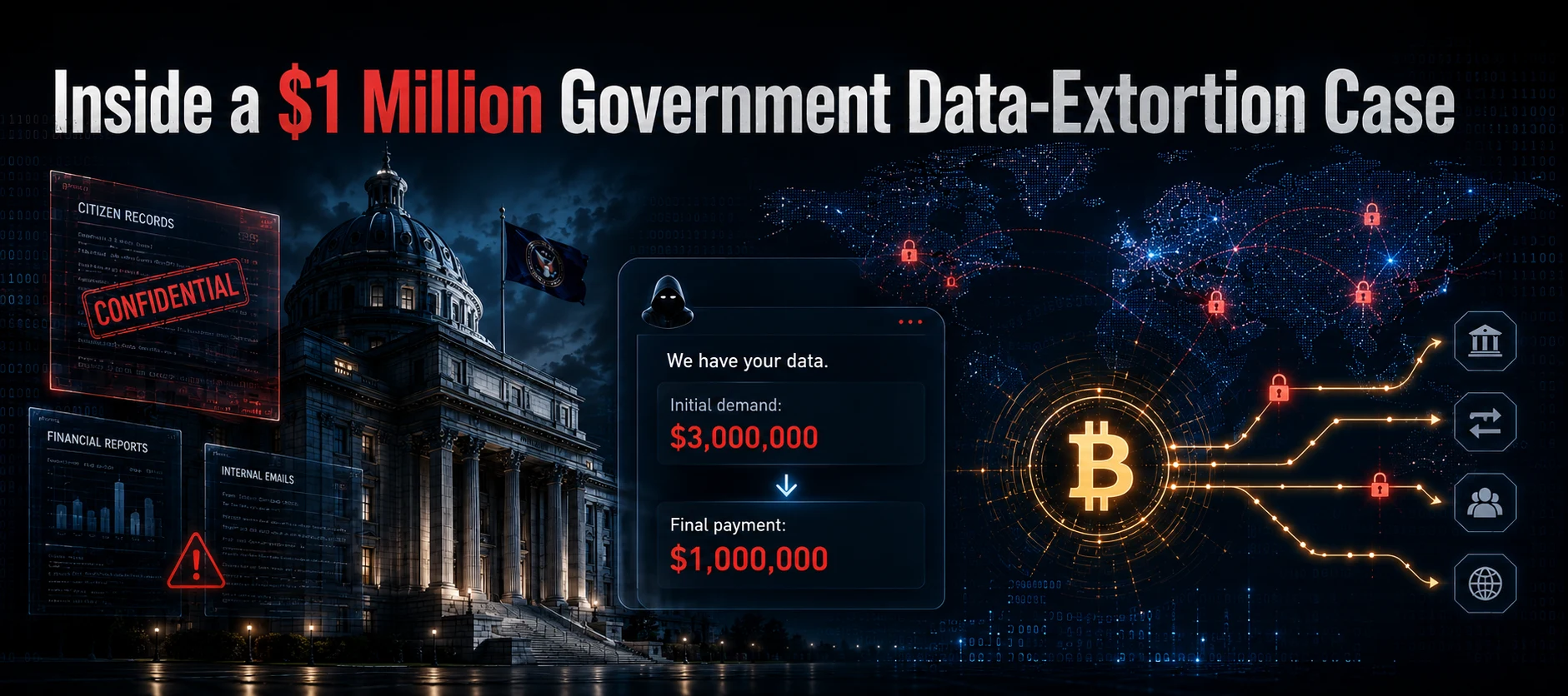Kairos Data Extortion Case Reveals $1 Million Ransom Payment by U.S. Government Entity