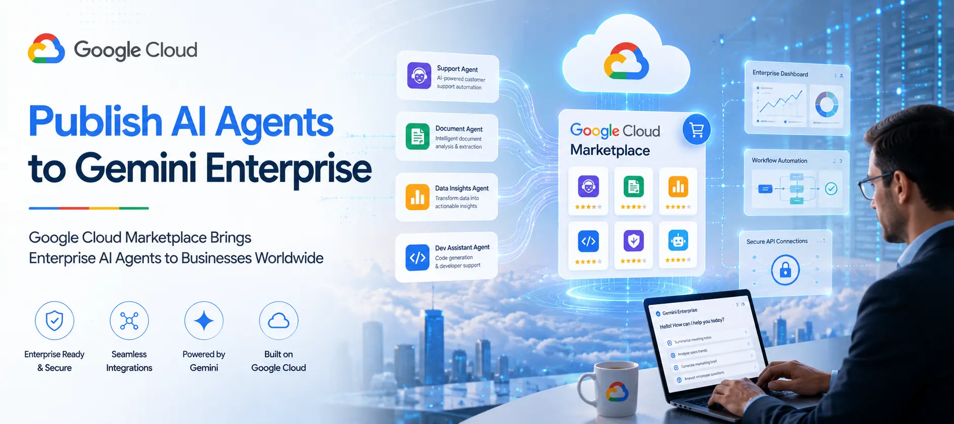 Google Opens AI Agent Marketplace: Developers Can Now Publish Gemini Enterprise Agents to Google Cloud Marketplace