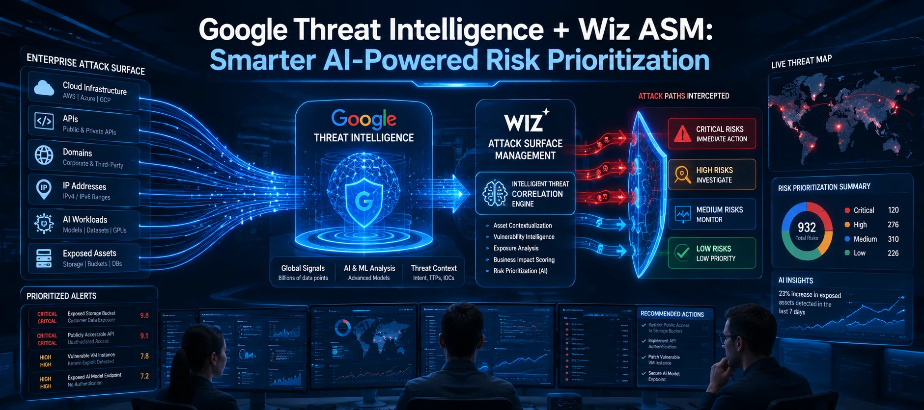Google Threat Intelligence and Wiz ASM Join Forces to Help Security Teams Prioritize Real-World Cyber Risks