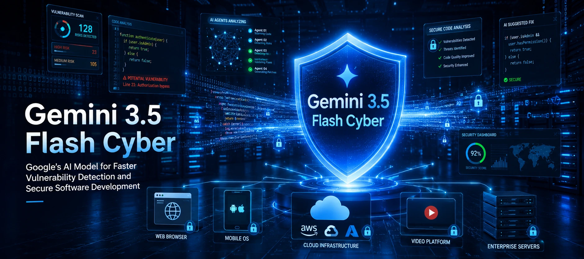 Google Unveils Gemini 3.5 Flash Cyber to Find and Patch Software Vulnerabilities Faster