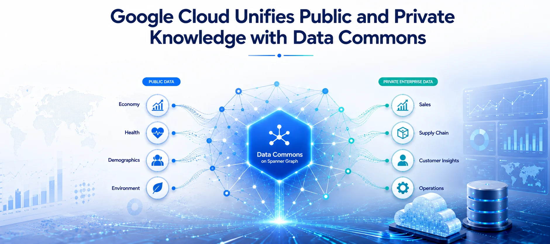 Google Cloud Launches Data Commons on Spanner Graph to Unify Public and Private Knowledge Graphs