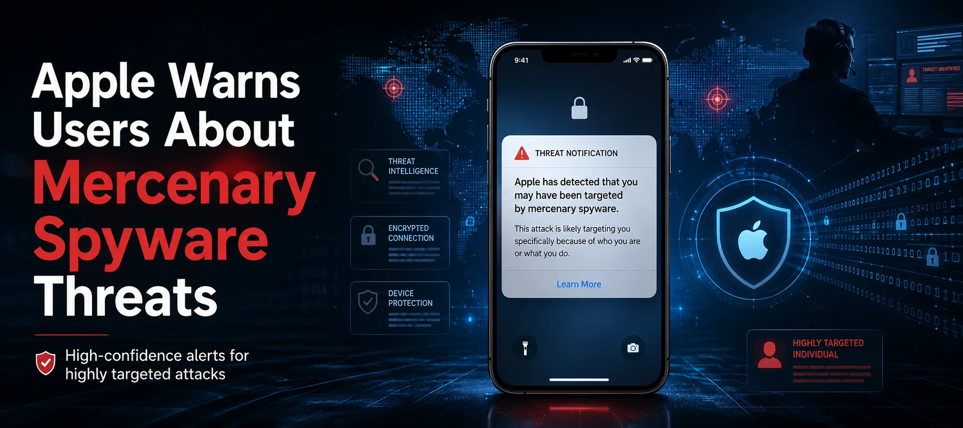 Apple Explains Its Threat Notifications for Mercenary Spyware Targets