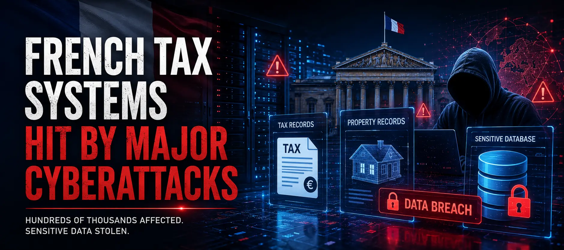 Hackers Raid French Tax Systems, Exposing Data of Nearly 900,000 Accounts