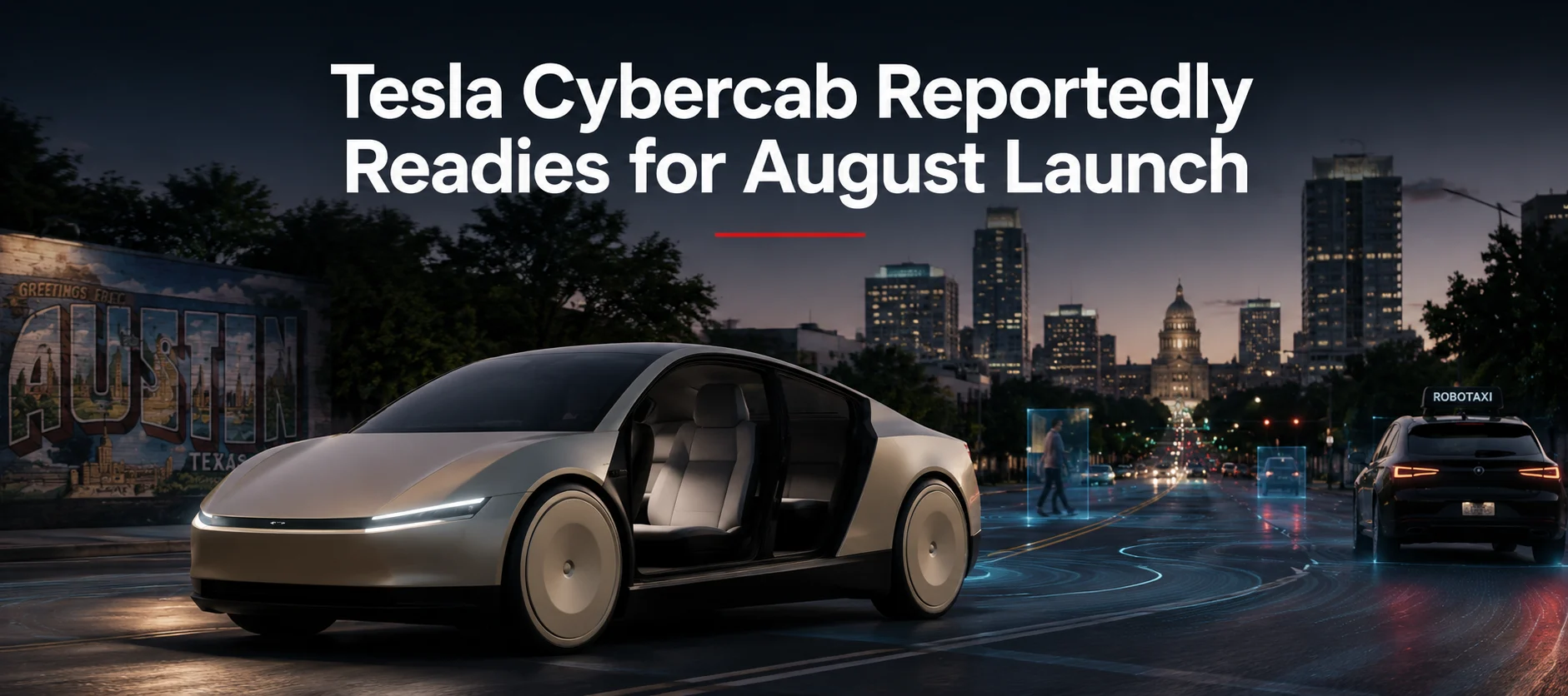 Tesla Reportedly Prepares August Cybercab Launch, Starting With Employee Rides