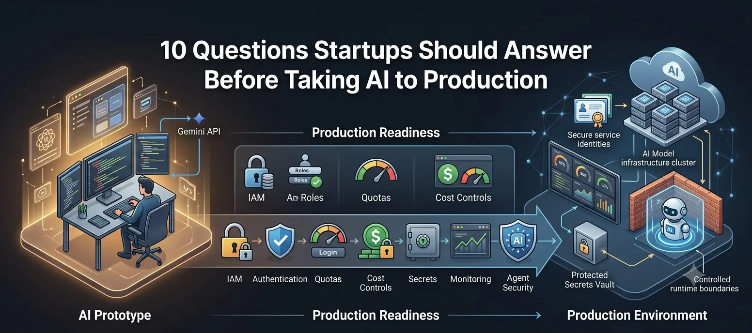 Google Cloud Shares 10 Questions Startups Should Answer Before Taking AI Prototypes to Production