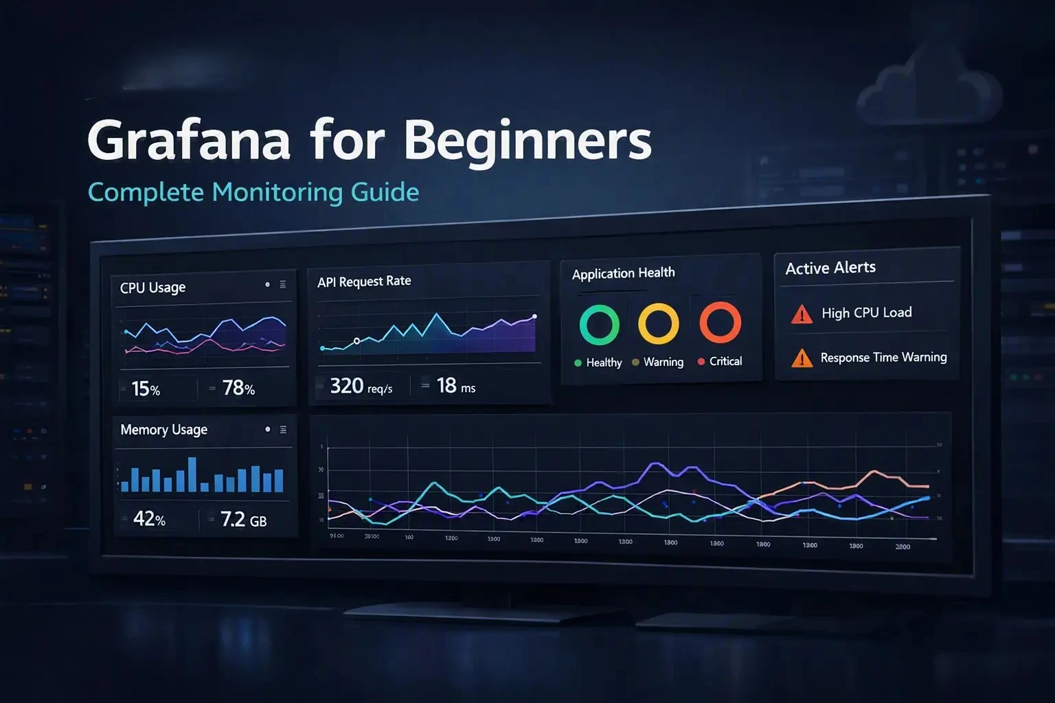 Grafana for Beginners: A Complete Guide to Monitoring, Dashboards, Metrics and Alerts