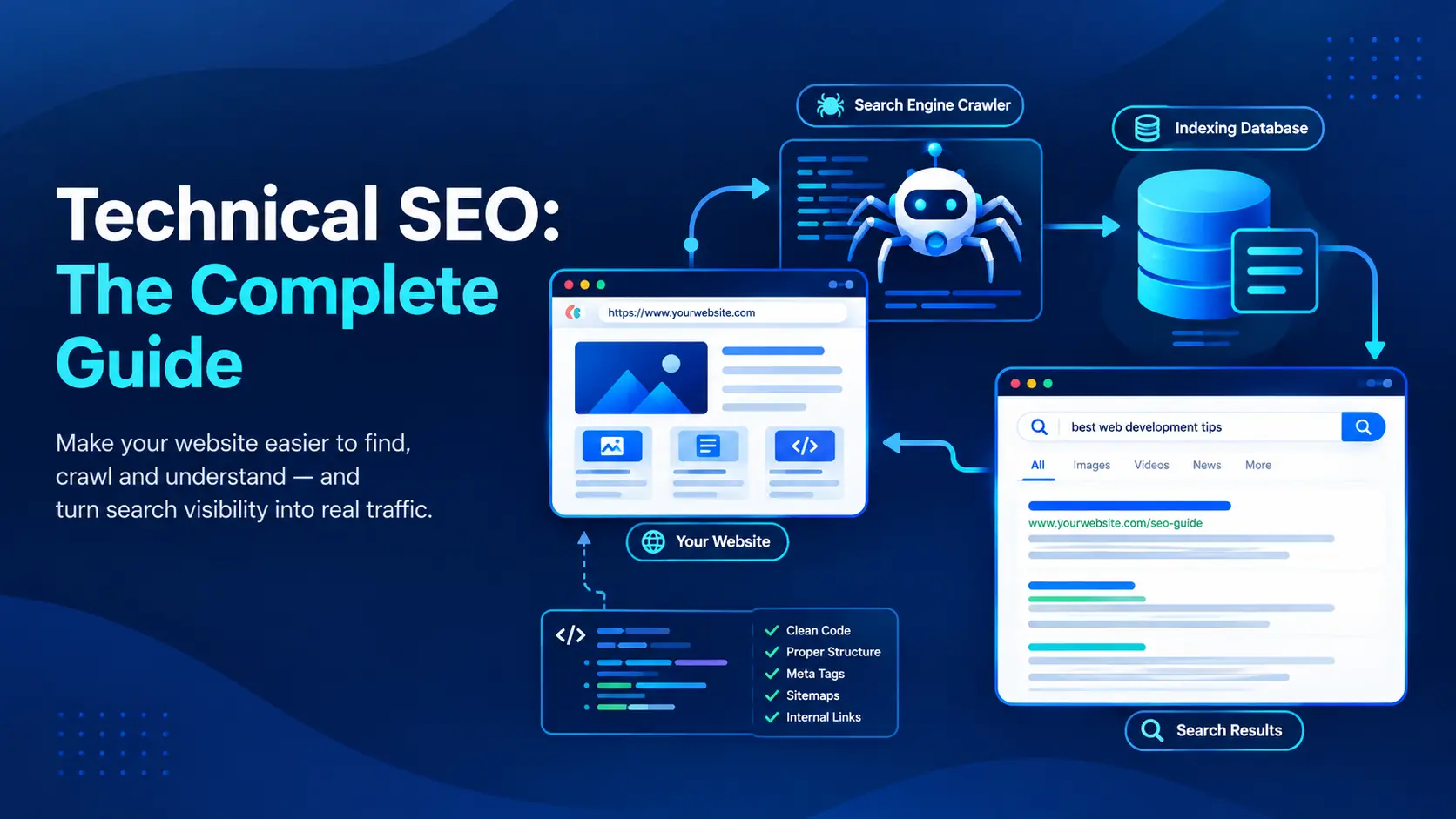 Technical SEO: The Complete Guide to Crawling, Indexing, Site Speed, and Rankings