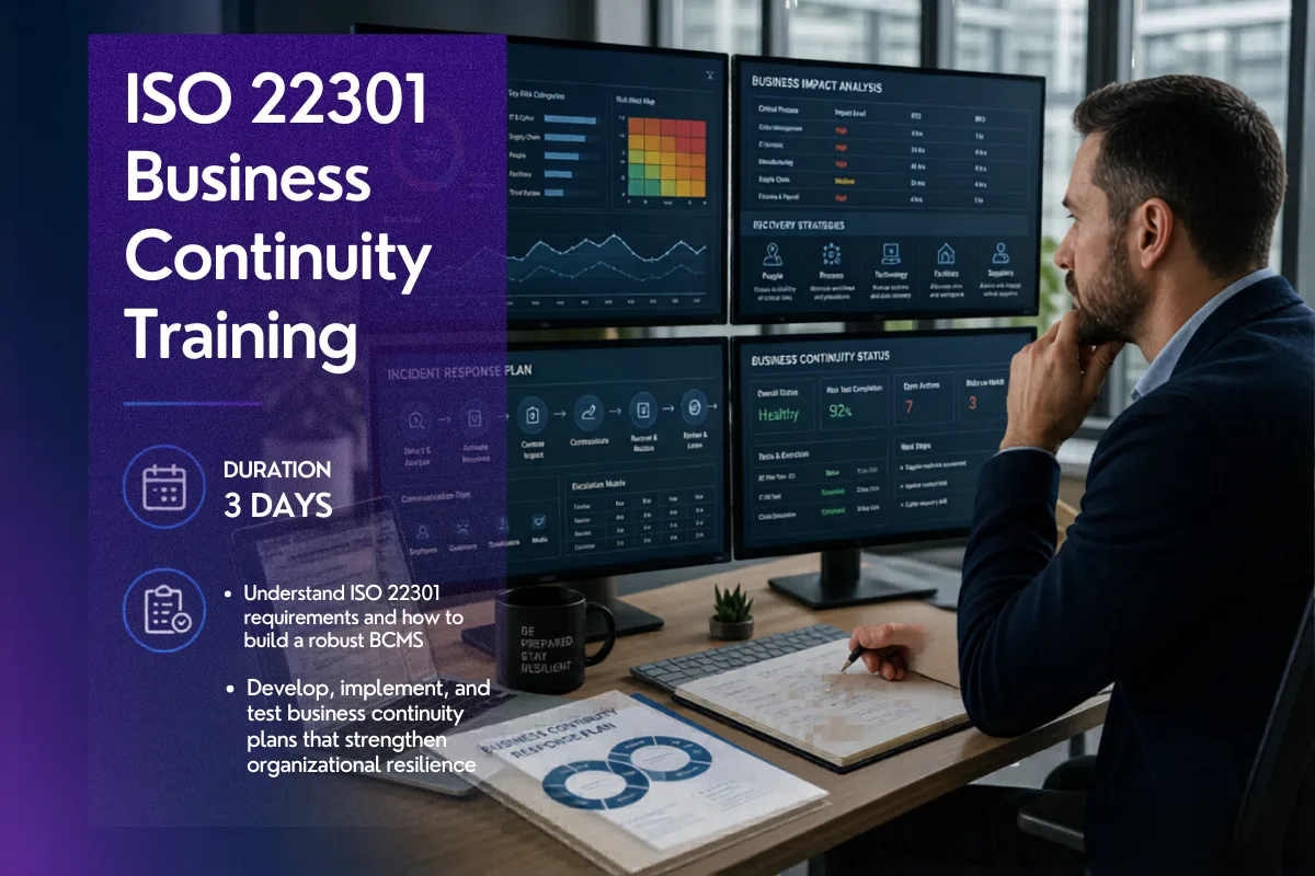 ISO 22301 Business Continuity Training